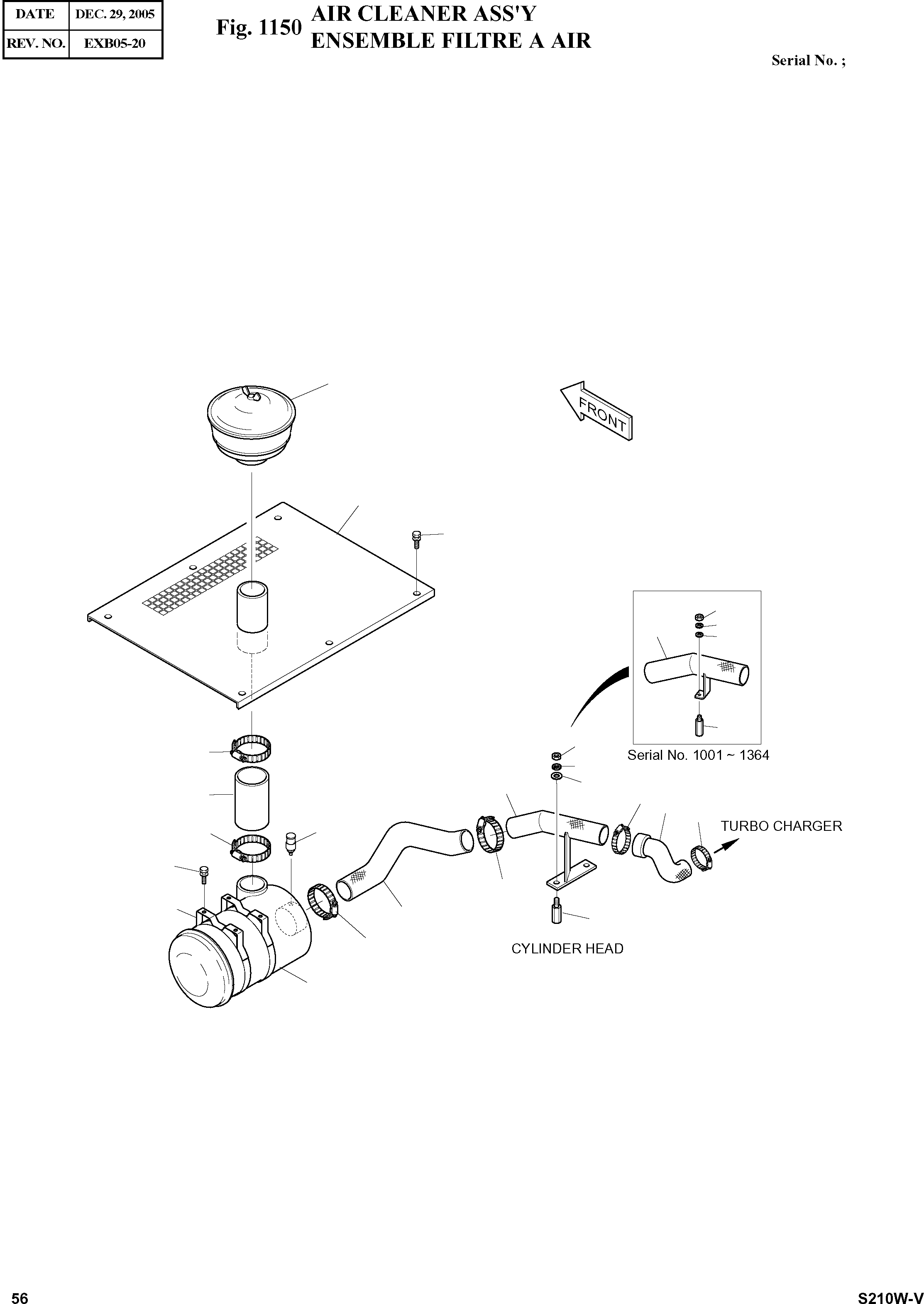 Other: DOOSAN-DAEWOO / SOLAR 210W-V(S210w-v) / AIR CLEANER ASS