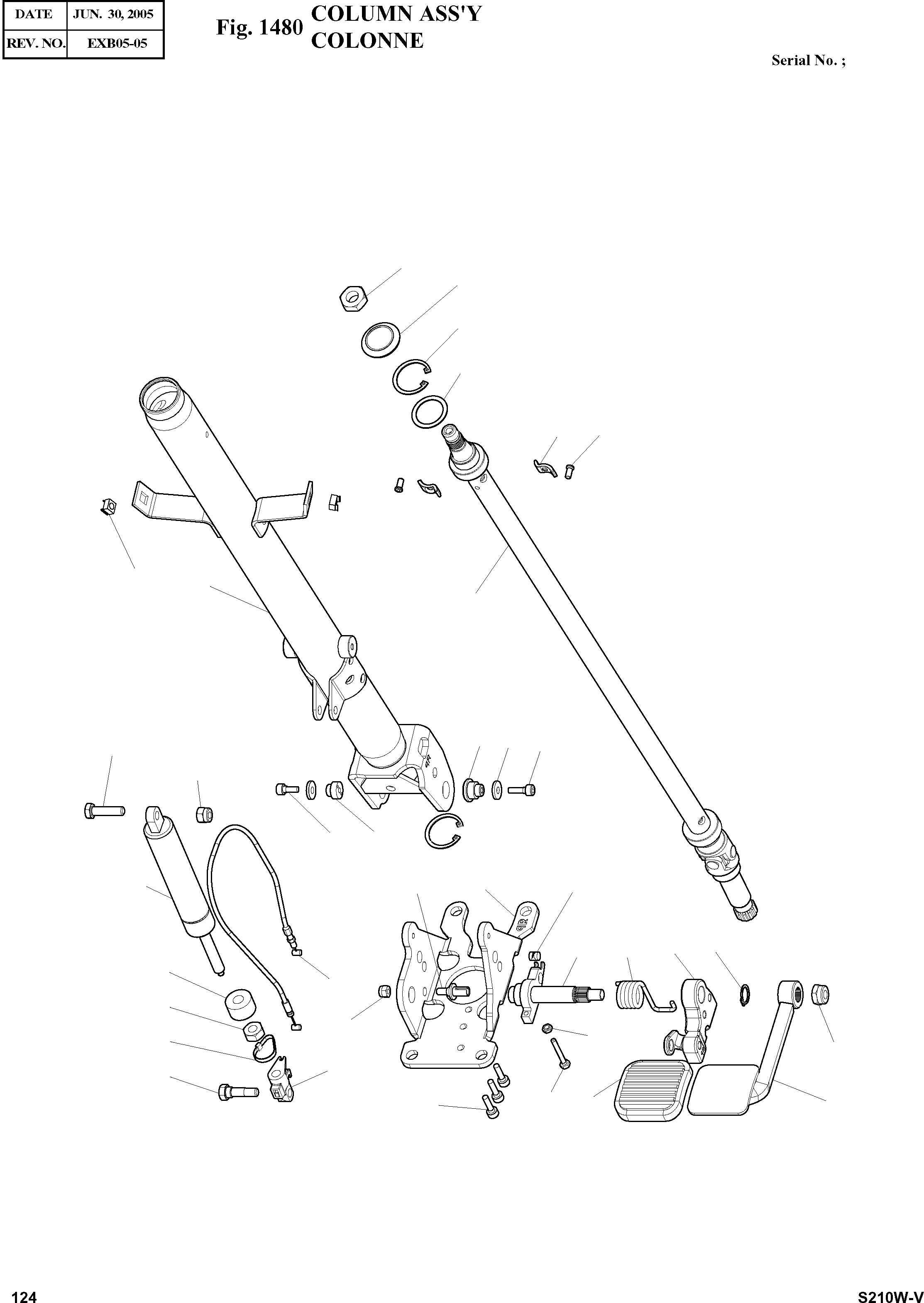 Other: DOOSAN-DAEWOO / SOLAR 210W-V(S210w-v) / COLUMN ASS