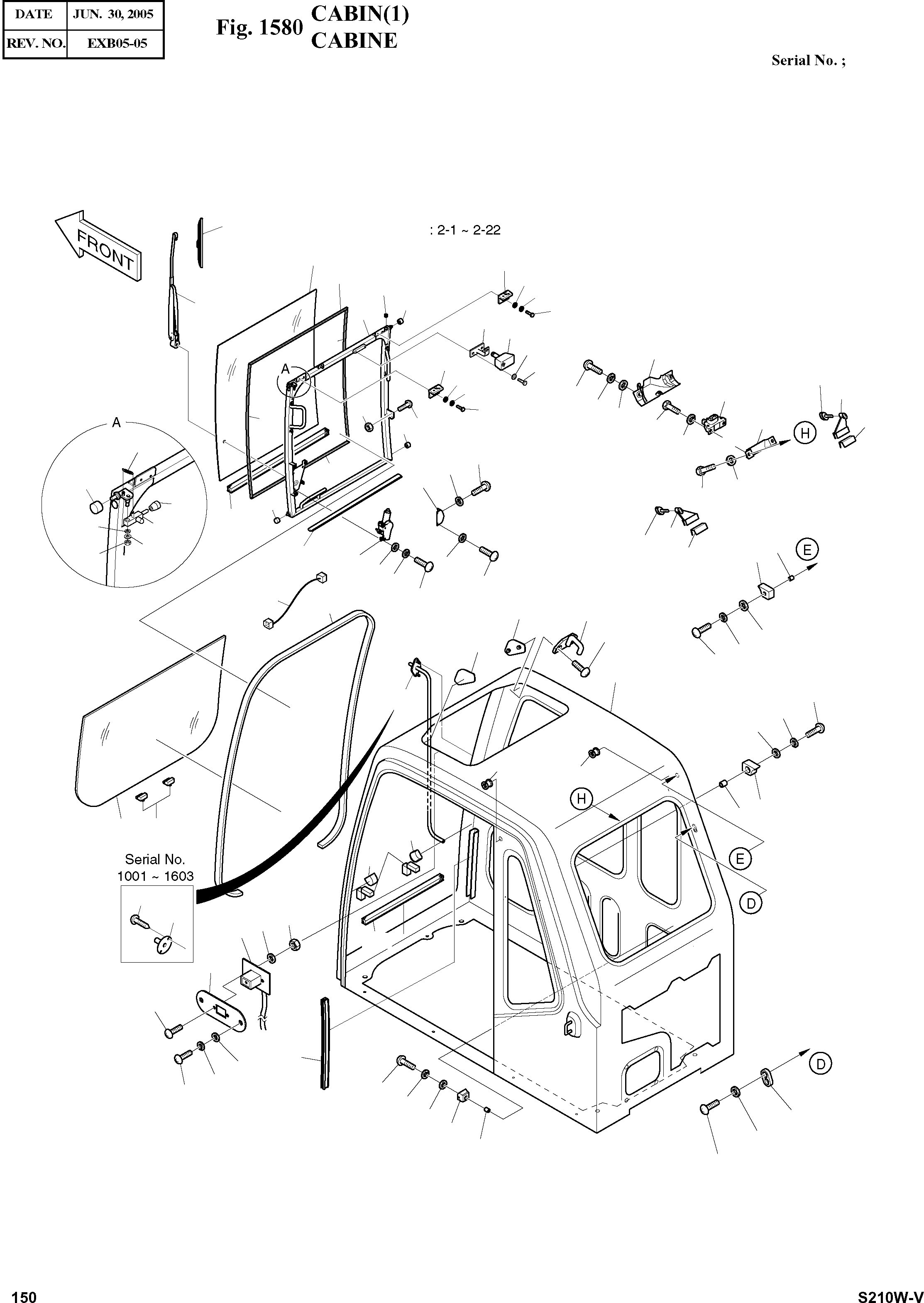 Other: DOOSAN-DAEWOO / SOLAR 210W-V(S210w-v) / CABIN(1)(1580 : 1580)