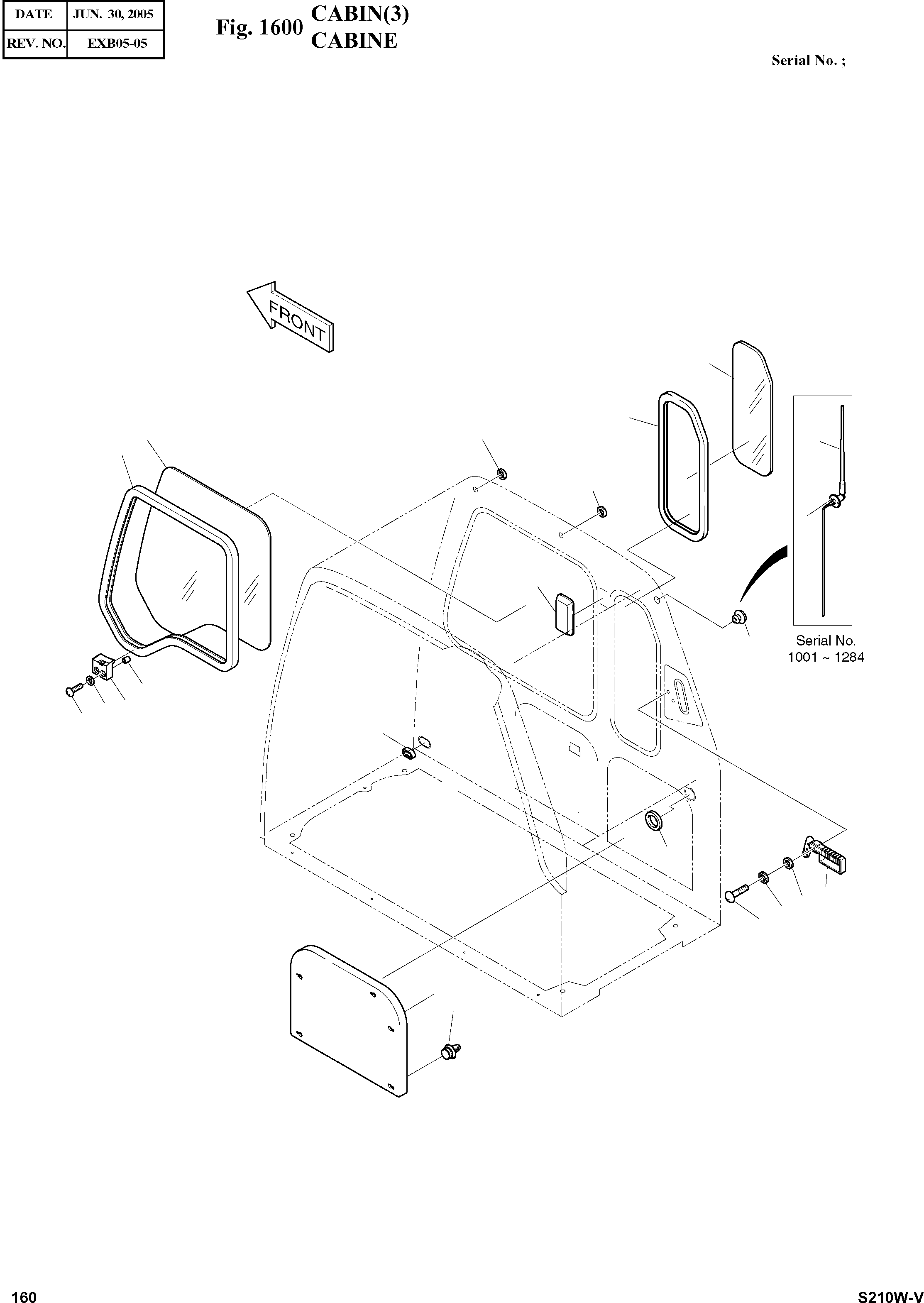 Other: DOOSAN-DAEWOO / SOLAR 210W-V(S210w-v) / CABIN(3)(1600 : 1600)
