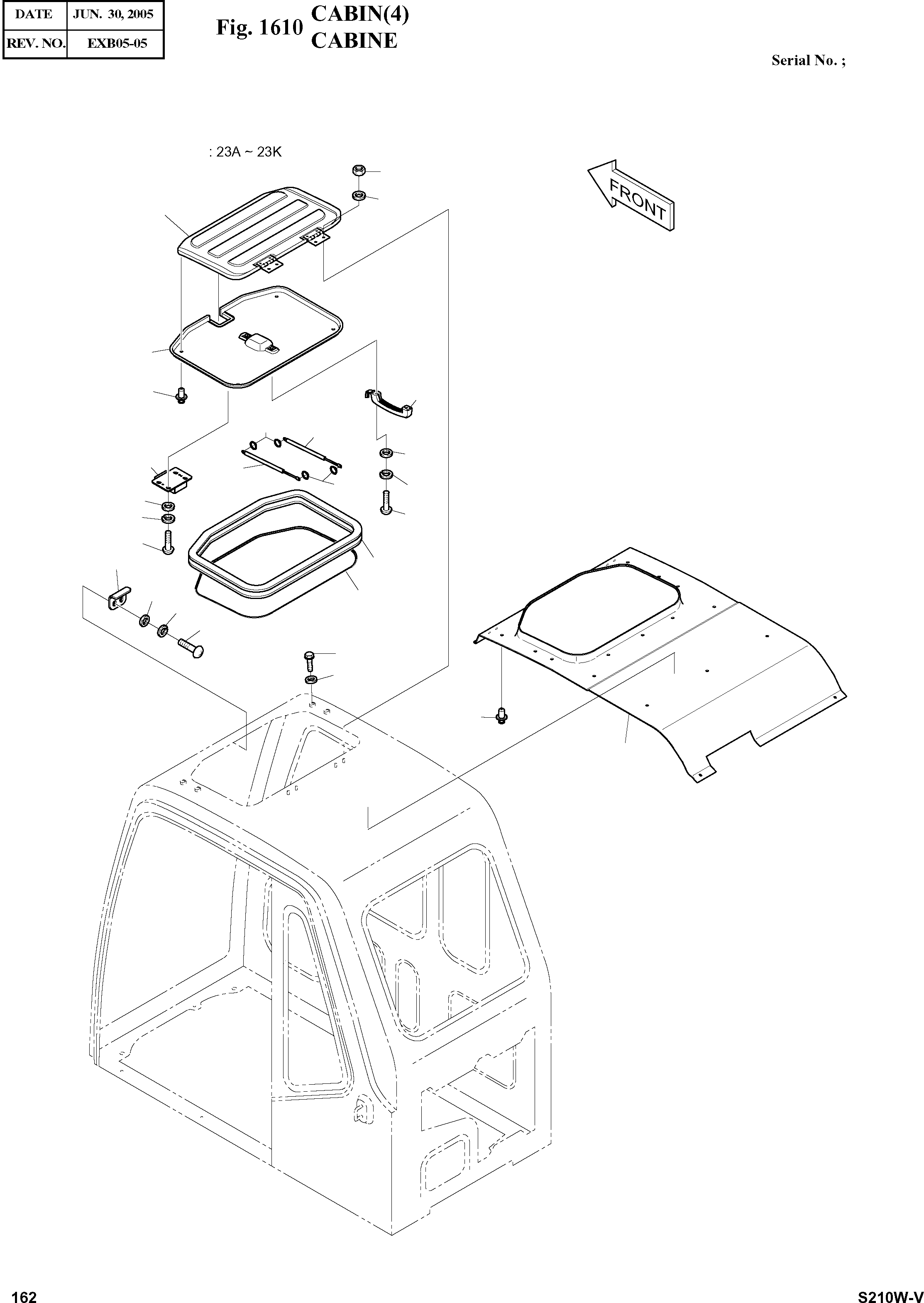 Other: DOOSAN-DAEWOO / SOLAR 210W-V(S210w-v) / CABIN(4)(1610 : 1610)