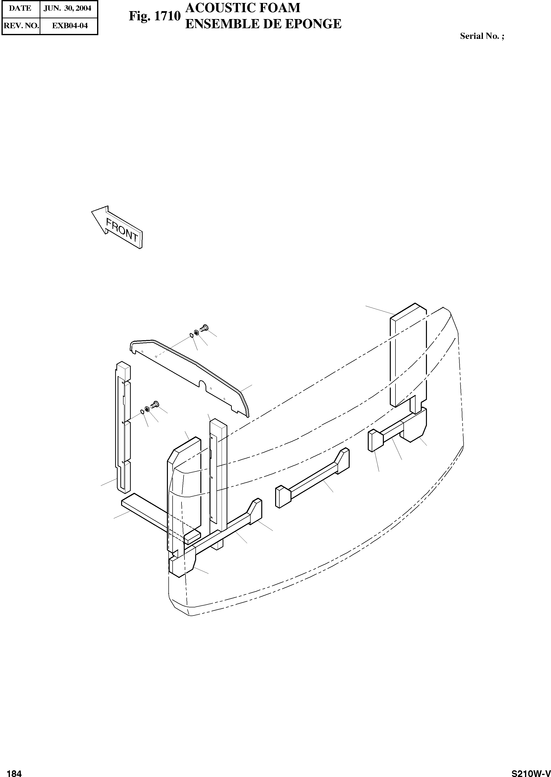 Other: DOOSAN-DAEWOO / SOLAR 210W-V(S210w-v) / ACOUSTIC FOAM(1710 : 1710)
