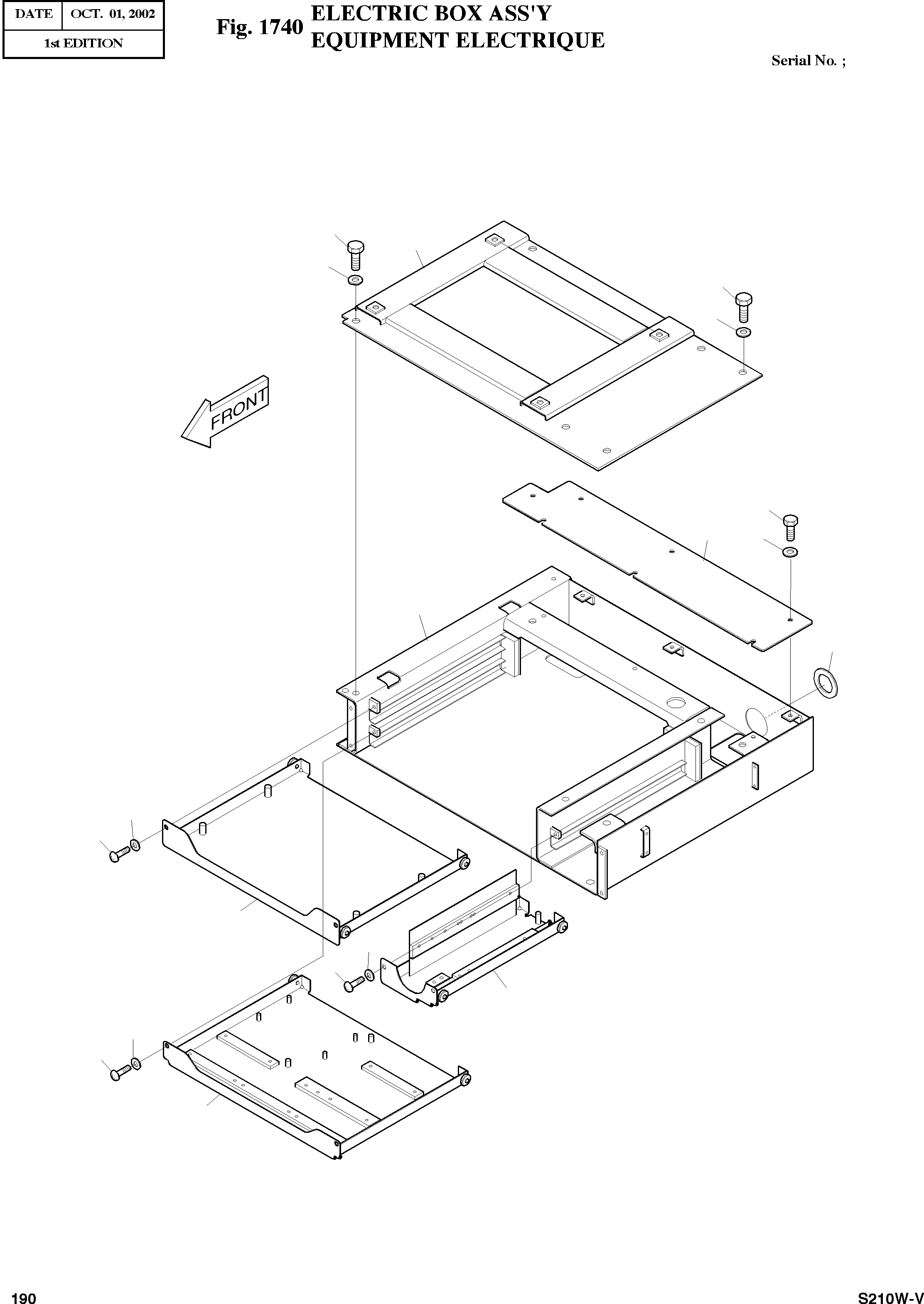 Other: DOOSAN-DAEWOO / SOLAR 210W-V(S210w-v) / ELECTRIC BOX ASS