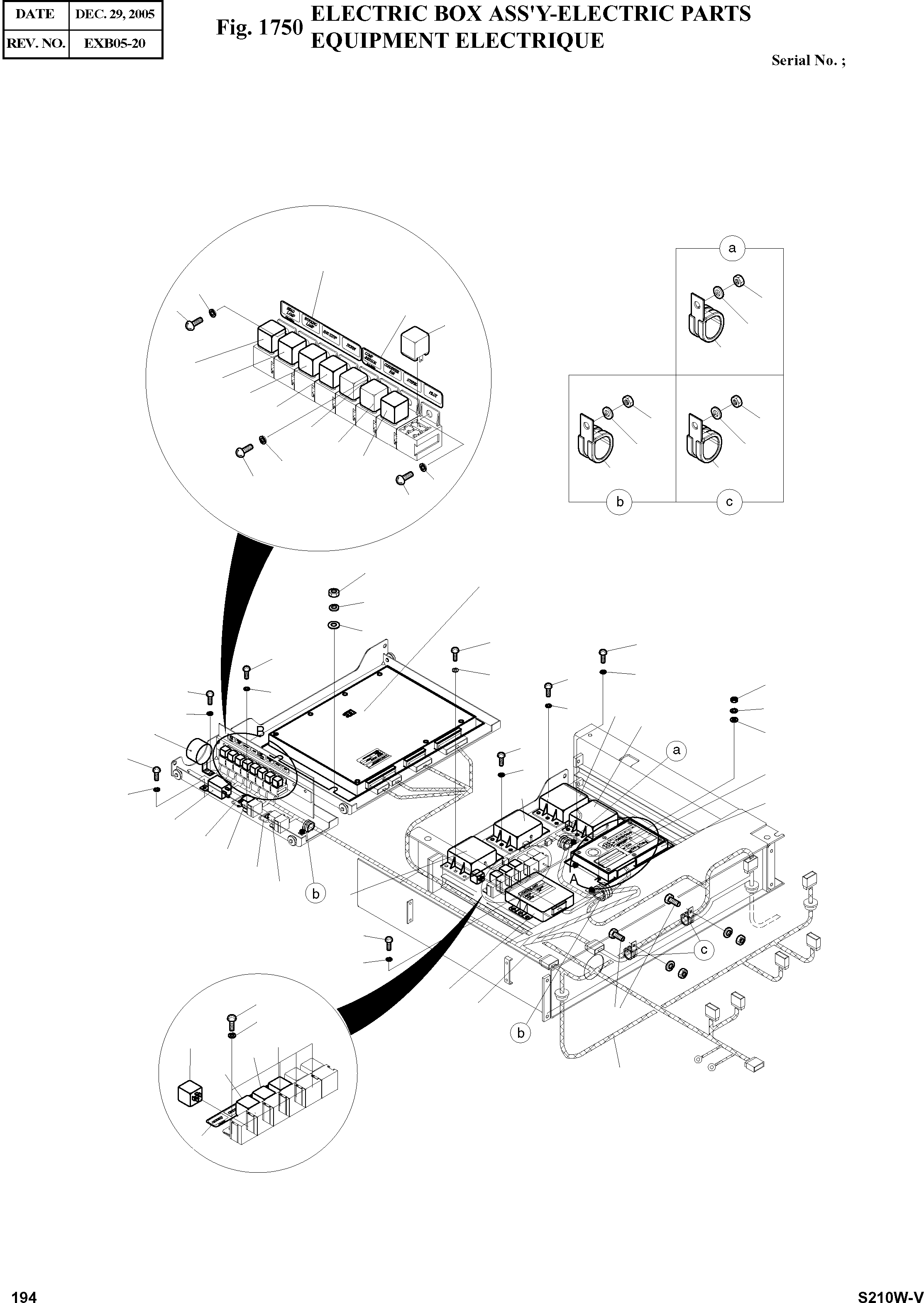 Other: DOOSAN-DAEWOO / SOLAR 210W-V(S210w-v) / ELECTRIC BOX ASS