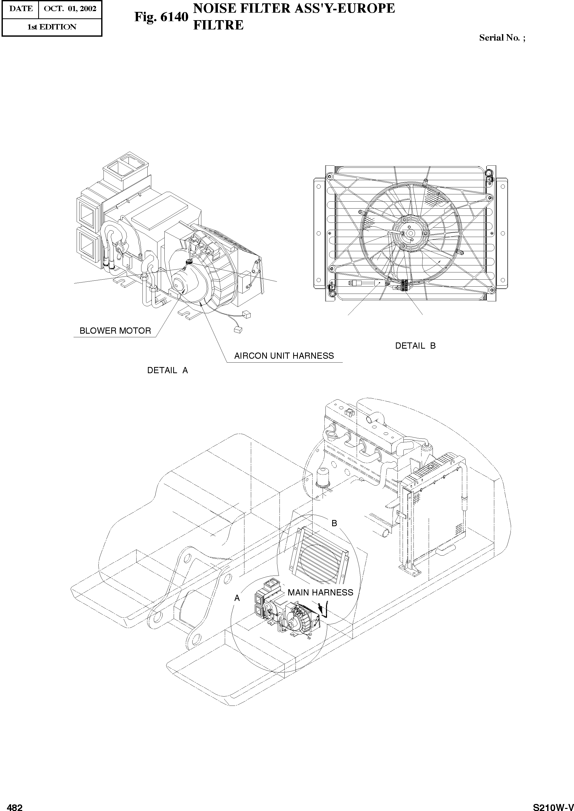 Other: DOOSAN-DAEWOO / SOLAR 210W-V(S210w-v) / NOISE FILTER ASS