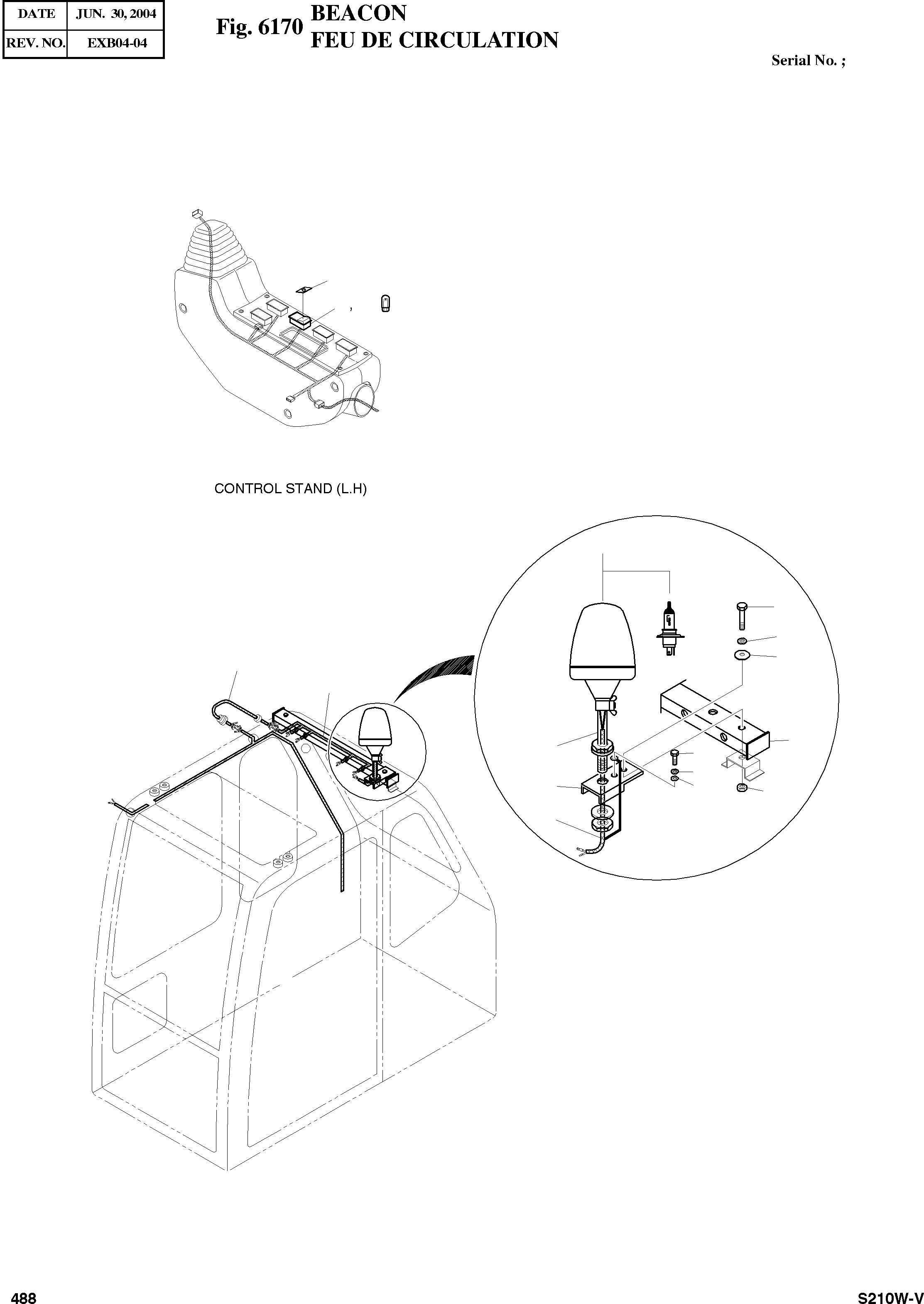 Other: DOOSAN-DAEWOO / SOLAR 210W-V(S210w-v) / BEACON(6170 : 6170)