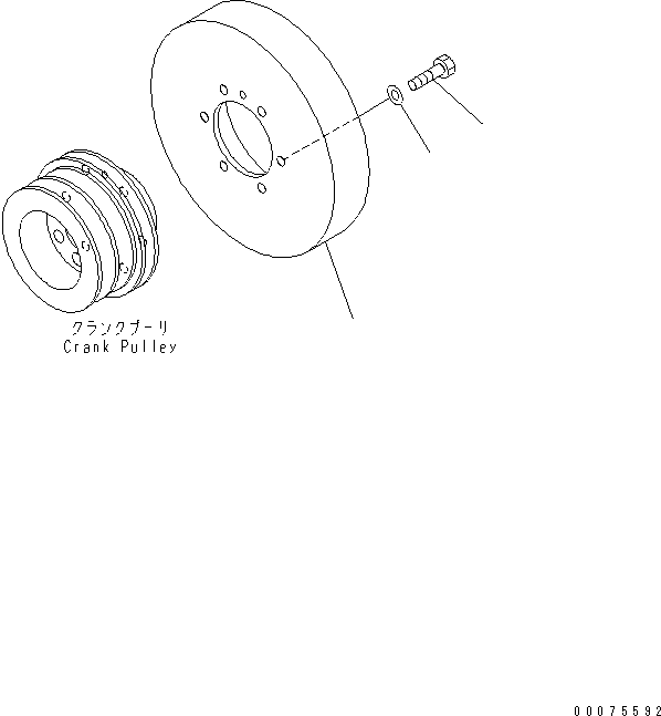 Engines Komatsu / SA6D140E-3 S/N .-UP(SA6D140E) / VIBRATION DAMPER(030250 : A2330-A4A8)