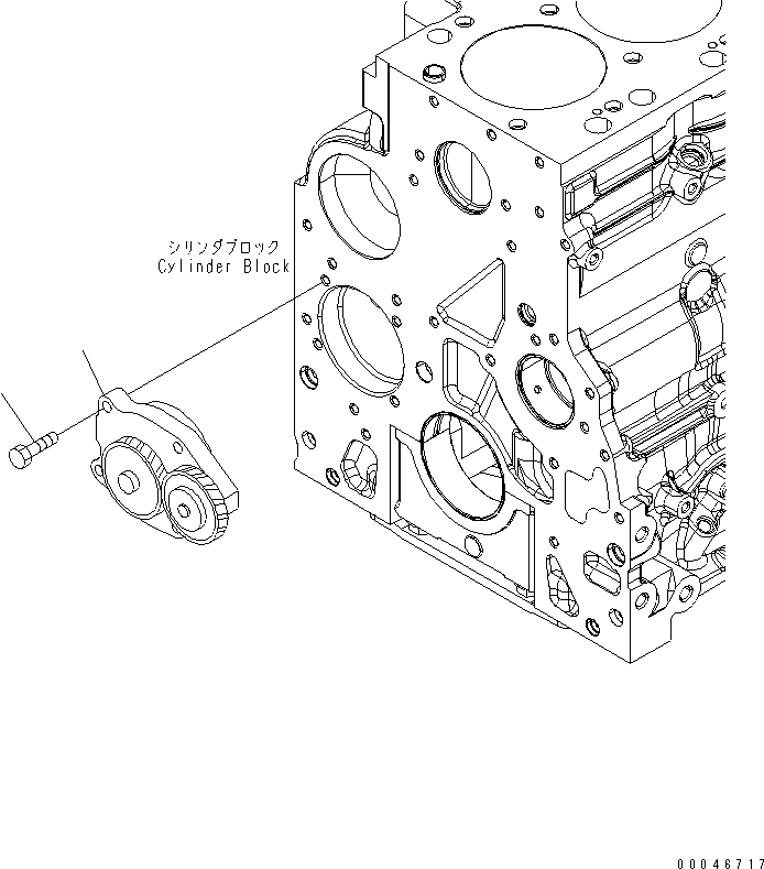 Engines Komatsu / SAA6D107E-1C S/N .-UP(SAA6D01E) / LUBRICATING OIL PUMP(030290 : A3103-A2A3)