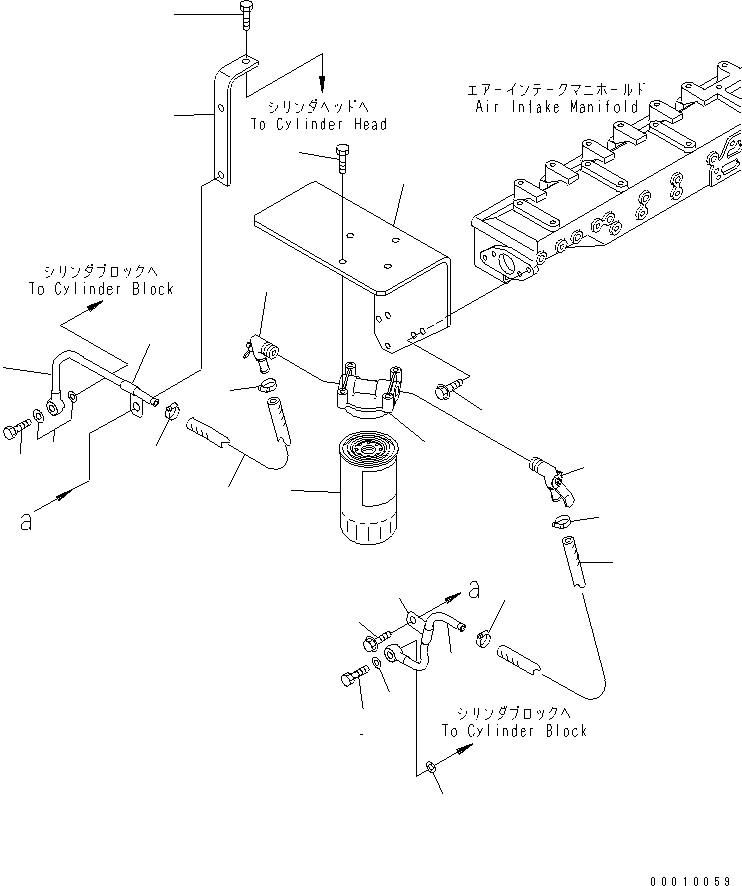 Komatsu parts book diagram for SAA6D125E-3K S/N .-UP: CORROSION RESISTOR