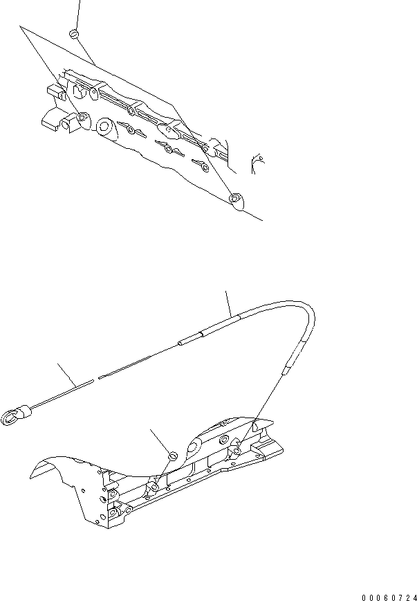 Komatsu parts book diagram for SAA6D107E-1KB-W S/N 30909615-UP: OIL LEVEL GAUGE