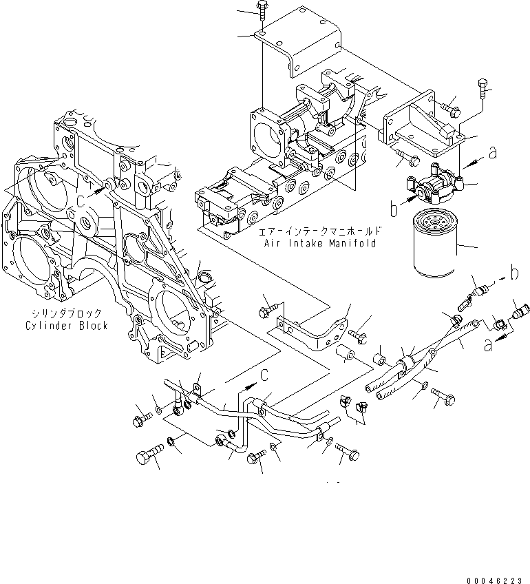 Komatsu parts book diagram for SAA6D125E-5 S/N 560001-UP: CORROSION RESISTOR