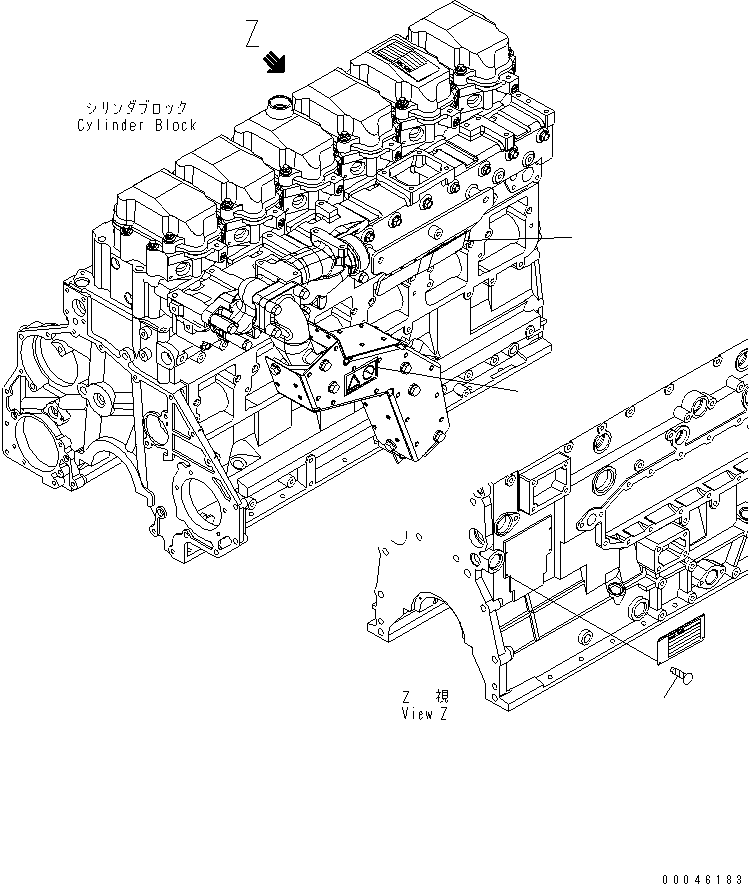 Engines Komatsu / SAA6D125E-5 S/N 560001-UP(SAA6D16E) / NAME PLATE AND CAUTION PLATE (ENGLISH)(030600 : A9810-A360)