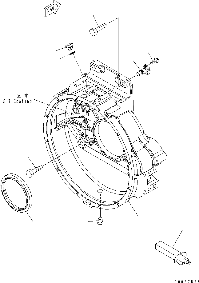 Engines Komatsu / SAA6D140E-5 S/N 530001-UP(SAA6D17E) / CRANKSHAFT(#530001-530244)(030350 : A2310-A4B5Z)