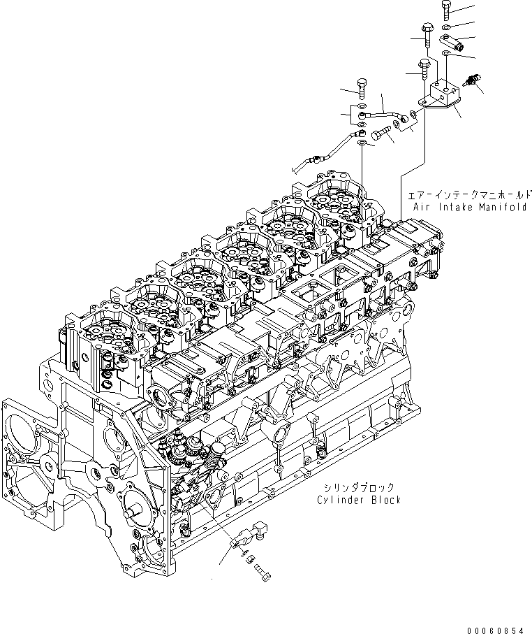 Engines Komatsu / SAA6D140E-5 S/N 530001-UP(SAA6D17E) / FUEL RETURN(#531635-)(030570 : A4230-A4G7)