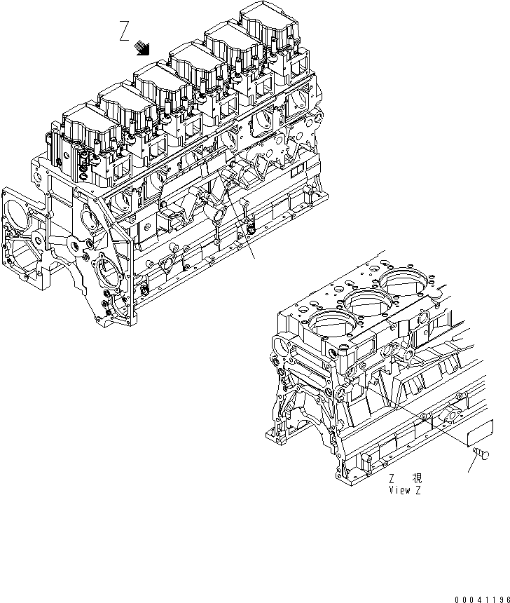Engines Komatsu / SAA6D140E-5 S/N 530001-UP(SAA6D17E) / NAME PLATE AND CAUTION PLATE (ENGLISH) (REGULATION OF EPA AND EU)(030800 : A9810-A456)