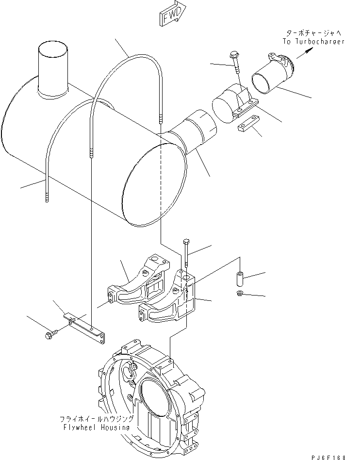 Engines Komatsu / SAA6D102E-2C S/N 26274903-UP(SAA6D1JC)