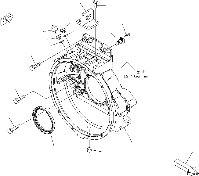 Engines Komatsu / SAA6D140E-5E S/N 530001-UP(SAA6D1JE) / CRANKSHAFT(#530001-530244)(030360 : A2310-A4B5Z)