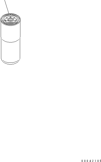 Komatsu parts book diagram for SAA6D140E-5E S/N 530001-UP: FUEL FILTER CARTRIDGE (SERVICE ONLY)