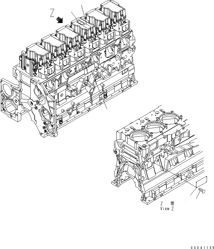 Komatsu parts book diagram for SAA6D140E-5E S/N 530001-UP: NAME PLATE AND CAUTION PLATE(#530035-)