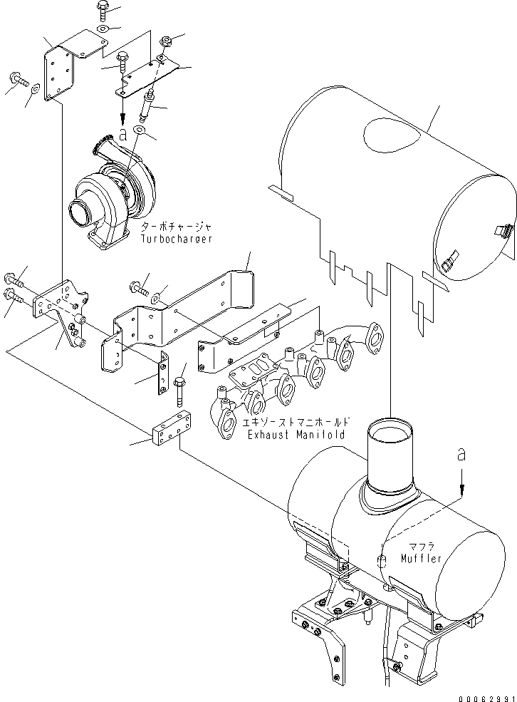 Engines Komatsu / SAA6D107E-1H S/N 26500006-UP(SAA6D1SE) / HEAT SHIELD (WITH CORROSION RESISTOR)(#26506237-)(030170 : A1570-01H0)