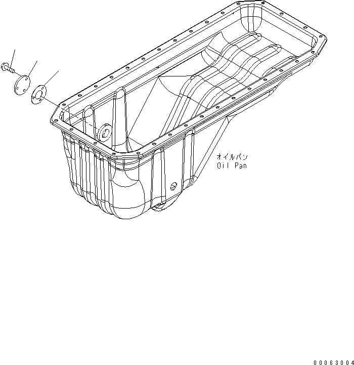 Engines Komatsu / SAA6D107E-1H S/N 26500006-UP(SAA6D1SE) / OIL LEVEL SENSOR(#26506237-)(030300 : A211U-01A4)