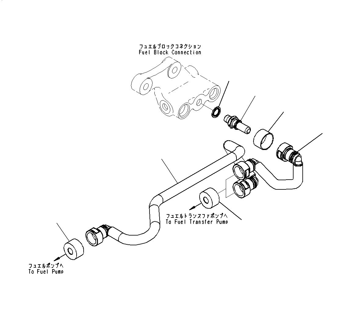 Komatsu parts book diagram for SAA6D114E-3D S/N 26852735-UP: ELECTRIC CONTROLLER PIPING