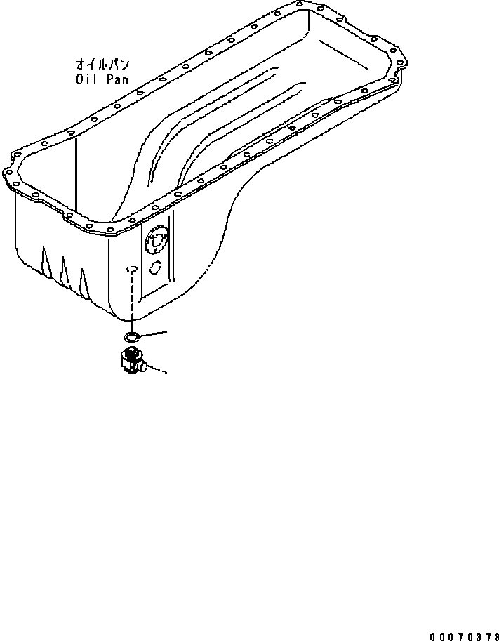 Engines Komatsu / SAA6D102E-2 S/N 30380718-UP(SAA6DW2B) / REMOTE ENGINE OIL DRAIN(030250 : A2119-01B5)