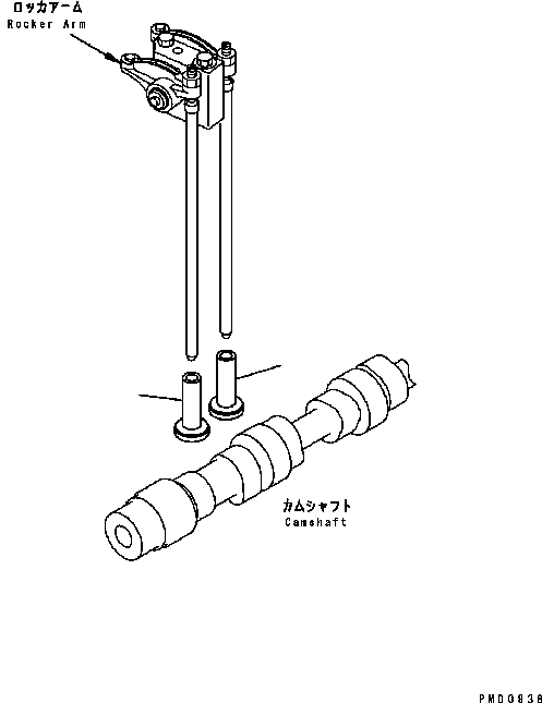 Engines Komatsu / SAA6D102E-2 S/N 30380718-UP(SAA6DW2B) / TAPPET(030340 : A241R-01A0)