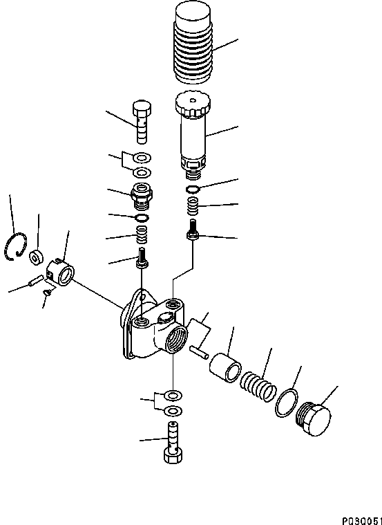 Engines Komatsu / SAA6D102E-2 S/N 30380718-UP(SAA6DW2B) / FUEL INJECTION PUMP (FEED PUMP) (INNER PARTS)(030480 : A401P-07H6)