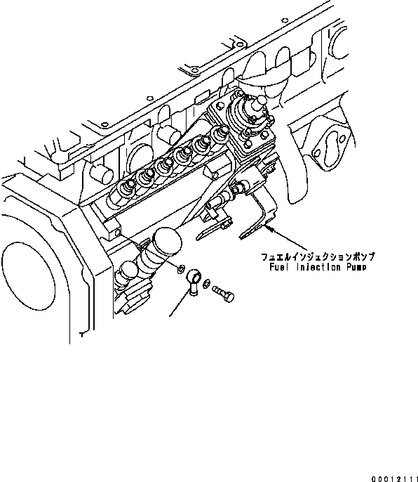 Engines Komatsu / SAA6D102E-2 S/N 30380718-UP(SAA6DW2B) / FUEL JOINT(030570 : A423V-01A0Z)
