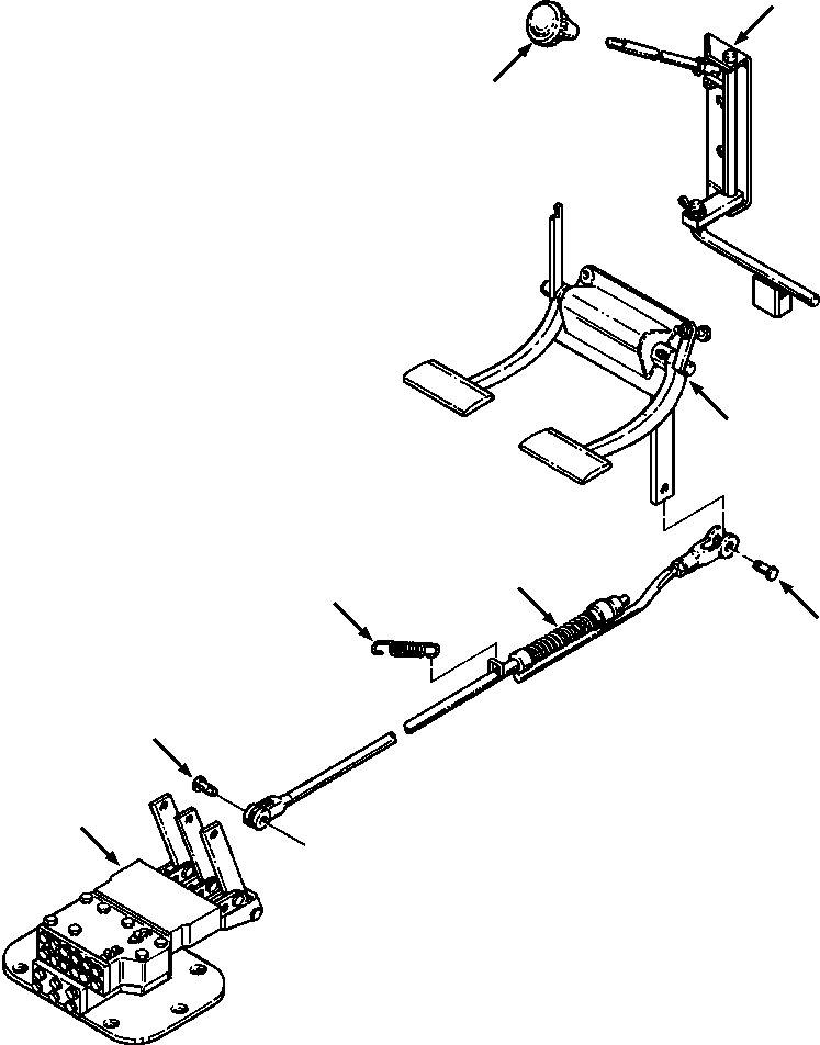Crawler Bulldozers DRESSTA / TD-25G S/N U002001-Up/P070001-P072000(TD25G) / BRAKE CONTROLS U002001 AND UP OR P071579 AND DOWN(04-002 : 04-002)