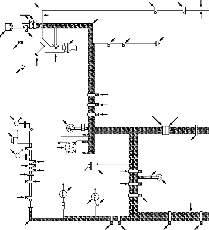 Crawler Bulldozers DRESSTA / TD-25G S/N U002001-Up/P070001-P072000(TD25G) / WIRING OPEN ROPS MACHINES - STANDARD MACHINES(08-002 : 08-002)
