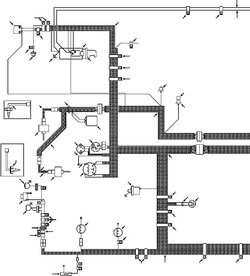 Crawler Bulldozers DRESSTA / TD-25G S/N U002001-Up/P070001-P072000(TD25G) / WIRING - LANDFILL MACHINES(08-014 : 08-014)