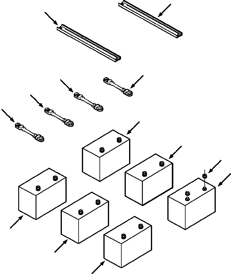 Crawler Bulldozers DRESSTA / TD-25G S/N U002001-Up/P070001-P072000(TD25G) / COLD START BATTERIES - LANDFILL MACHINES(08-028 : 08-028)