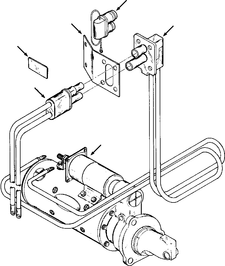 Crawler Bulldozers DRESSTA / TD-25G S/N U002001-Up/P070001-P072000(TD25G) / STARTING AND CHARGING RECEPTACLE(08-032 : 08-032)