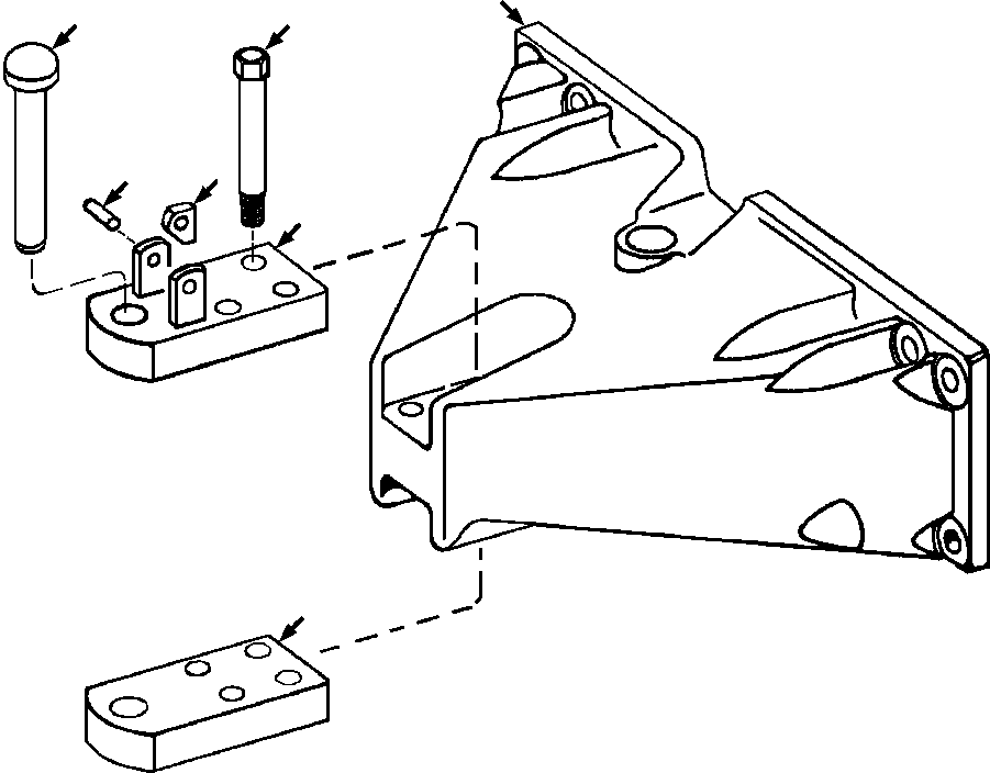 Crawler Bulldozers DRESSTA / TD-25G S/N U002001-Up/P070001-P072000(TD25G) / CAST DRAWBAR HEAVY DUTY - STANDARD MACHINES(09-022 : 09-022)
