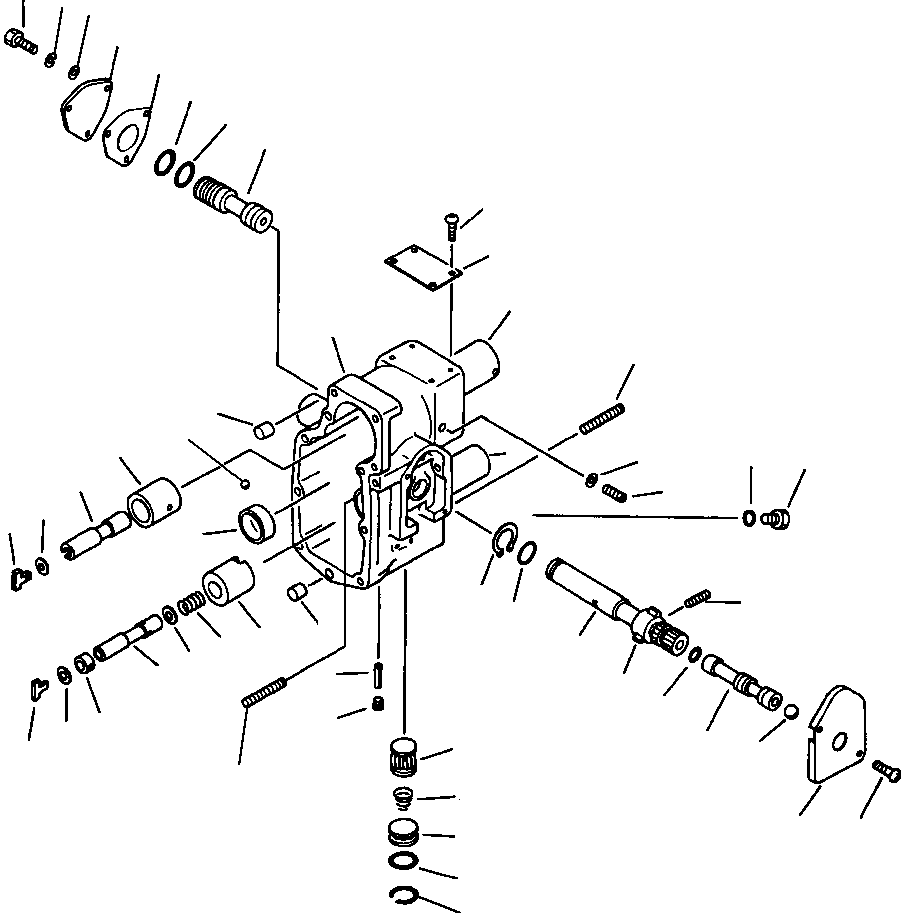 Crawler Bulldozers DRESSTA / TD-25G S/N U002001-Up/P070001-P072000(TD25G) / FUEL PUMP HOUSING(12-122 : 12-122)