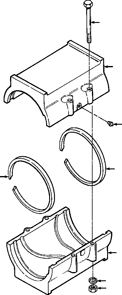 Crawler Bulldozers DRESSTA / TD-25G S/N U002001-Up/P070001-P072000(TD25G) / DIAGONAL BRACE BEARING(14-014 : 14-014)