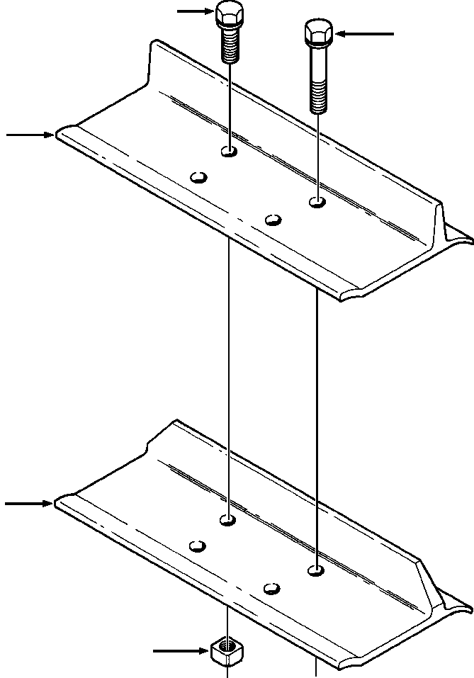 Crawler Bulldozers DRESSTA / TD-25G S/N U002001-Up/P070001-P072000(TD25G) / TRACK SHOES - STANDARD MACHINES(15-002 : 15-002)