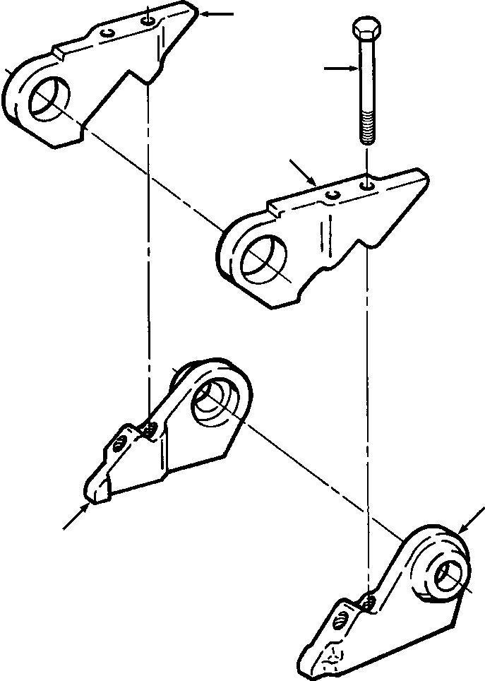 Crawler Bulldozers DRESSTA / TD-25G S/N U002001-Up/P070001-P072000(TD25G) / SPLIT LINK PACKAGE(15-020 : 15-020)