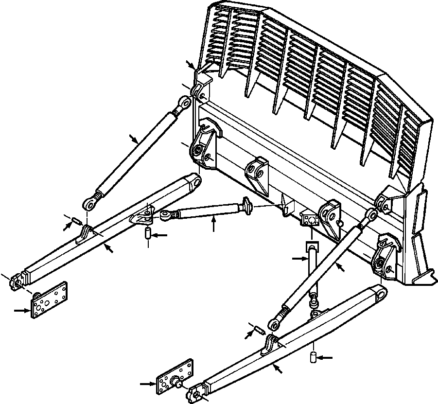 Crawler Bulldozers DRESSTA / TD-25G S/N U002001-Up/P070001-P072000(TD25G) / SEMI U BULLDOZER COMPLETE ASSEMBLY - LANDFILL MACHINES(17-006 : 17-006)