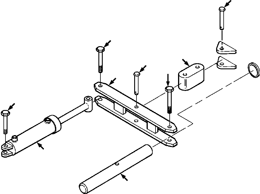 Crawler Bulldozers DRESSTA / TD-25G S/N U002001-Up/P070001-P072000(TD25G) / SINGLE SHANK RIPPER SHANK PIN PULLER(17-068 : 17-068)