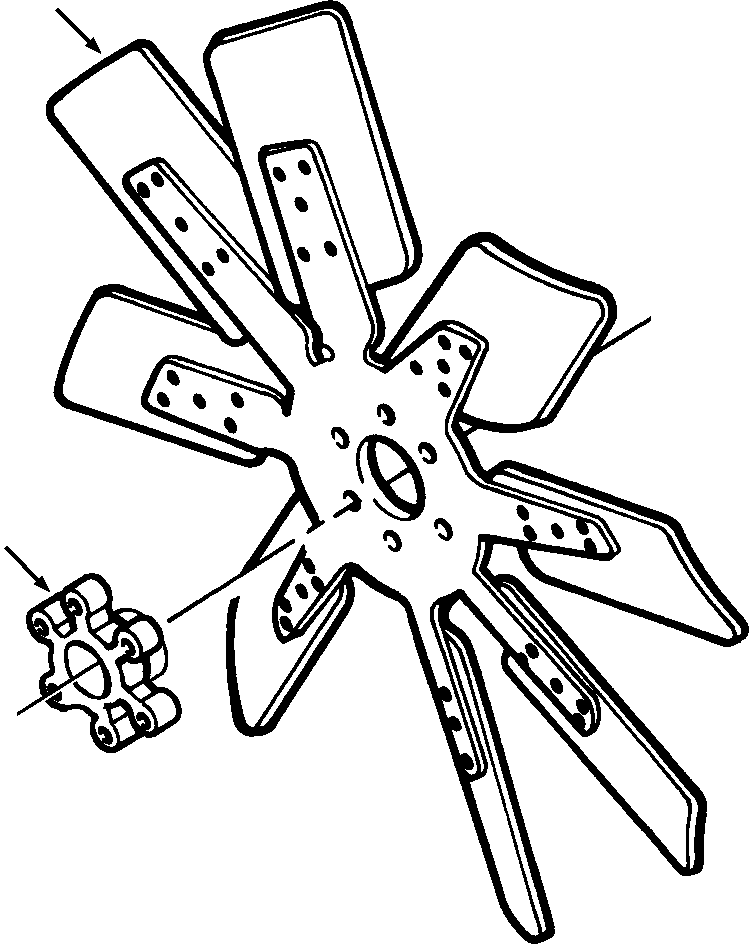 Crawler Bulldozers DRESSTA / TD-25G S/N P072001-P072037(TD25GUG) / BLOWER FAN STANDARD APPLICATION(06-028 : 06-028)