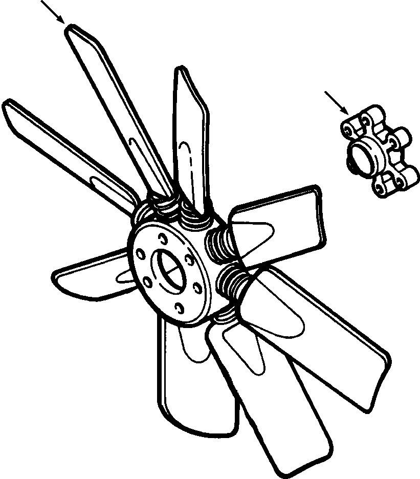 Crawler Bulldozers DRESSTA / TD-25G S/N P072001-P072037(TD25GUG) / REVERSIBLE FAN STANDARD APPLICATION(06-030 : 06-030)