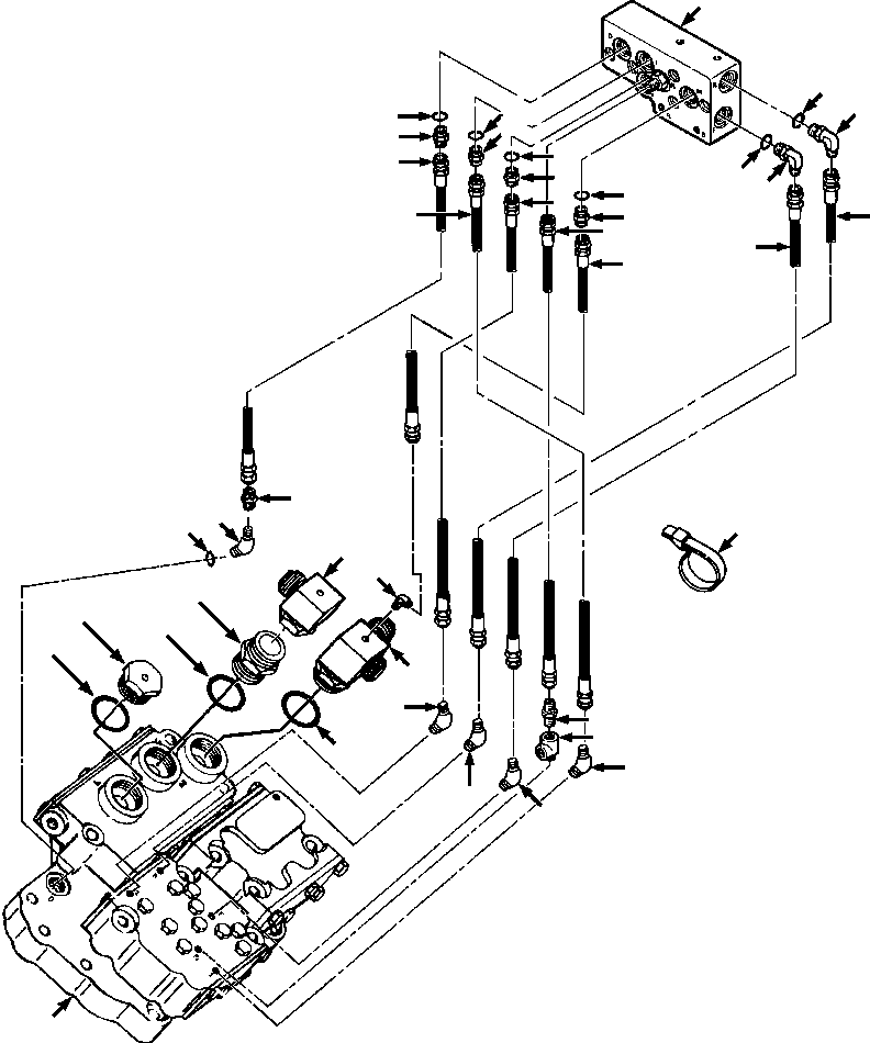 Crawler Bulldozers DRESSTA / TD-25G S/N P072001-P072037(TD25GUG) / TRANSMISSION COMPLETE ASSEMBLY(07-036 : 07-036)