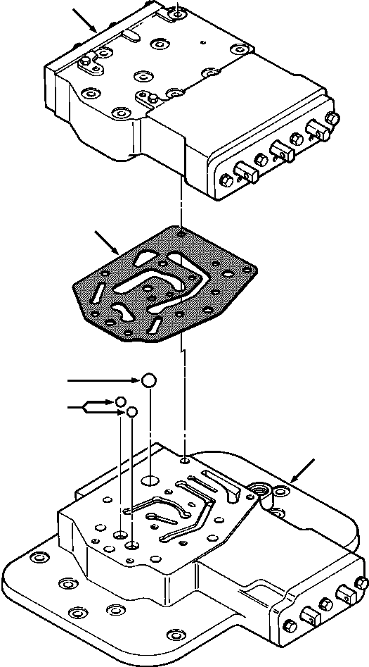 Crawler Bulldozers DRESSTA / TD-25G S/N P072001-P072037(TD25GUG) / COMPLETE STEERING VALVE(07-066 : 07-066)