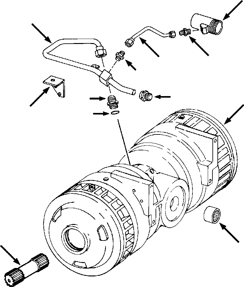 Crawler Bulldozers DRESSTA / TD-25G S/N P072001-P072037(TD25GUG) / PLANET STEERING DRIVE - ALL APPLICATIONS COMPLETE ASSEMBLY(07-072 : 07-072)