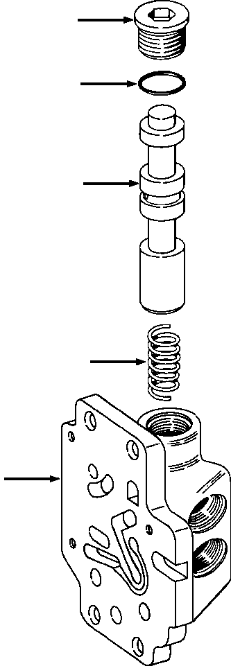 Crawler Bulldozers DRESSTA / TD-25G S/N P072001-P072037(TD25GUG) / STEERING DRIVE VALVE MANIFOLD(07-084 : 07-084)