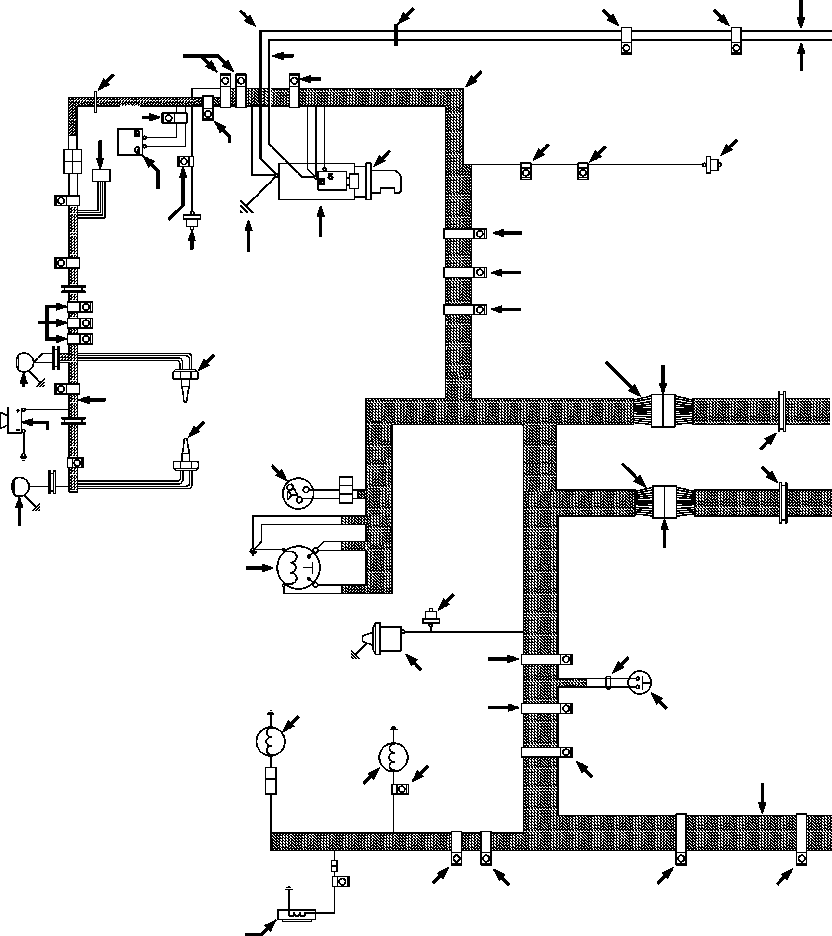 Crawler Bulldozers DRESSTA / TD-25G S/N P072001-P072037(TD25GUG) / WIRING - STANDARD APPLICATION CAB MACHINES(08-008 : 08-008)
