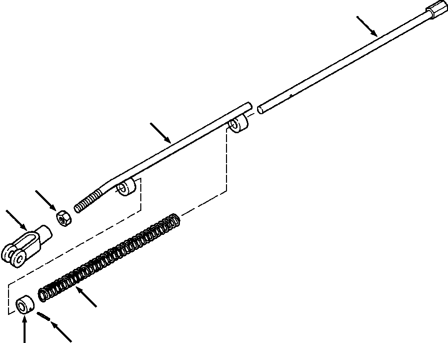 Crawler Bulldozers DRESSTA / TD-25G S/N P072001-P072037(TD25GUG) / OVER TRAVEL THROTTLE(12-024 : 12-024)